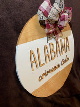 Load image into Gallery viewer, Alabama Crimson Tide Wood Round
