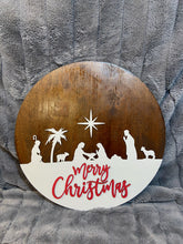 Load image into Gallery viewer, Merry Christmas Nativity Scene
