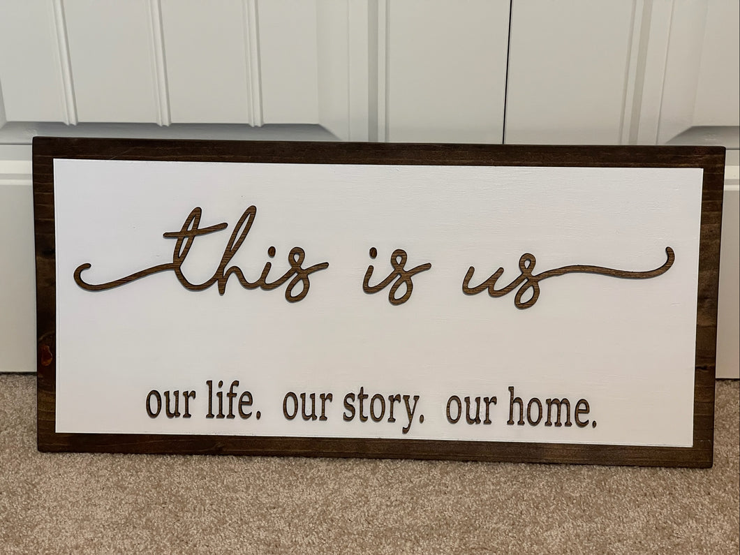 This Is Us Wood Sign