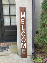 Load image into Gallery viewer, Welcome Porch Sign 5ft, 6 color variations
