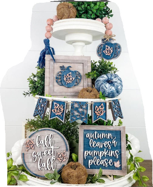 Fall Sweet Fall Tiered Tray