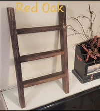 Load image into Gallery viewer, Mini Farmhouse Ladder for Kitchen or Bathroom
