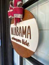 Load image into Gallery viewer, Alabama Crimson Tide Wood Round
