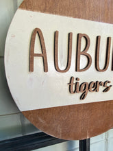 Load image into Gallery viewer, Auburn Tigers Wood Round
