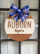 Load image into Gallery viewer, Auburn Tigers Wood Round
