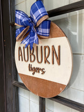 Load image into Gallery viewer, Auburn Tigers Wood Round
