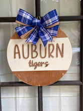 Load image into Gallery viewer, Auburn Tigers Wood Round
