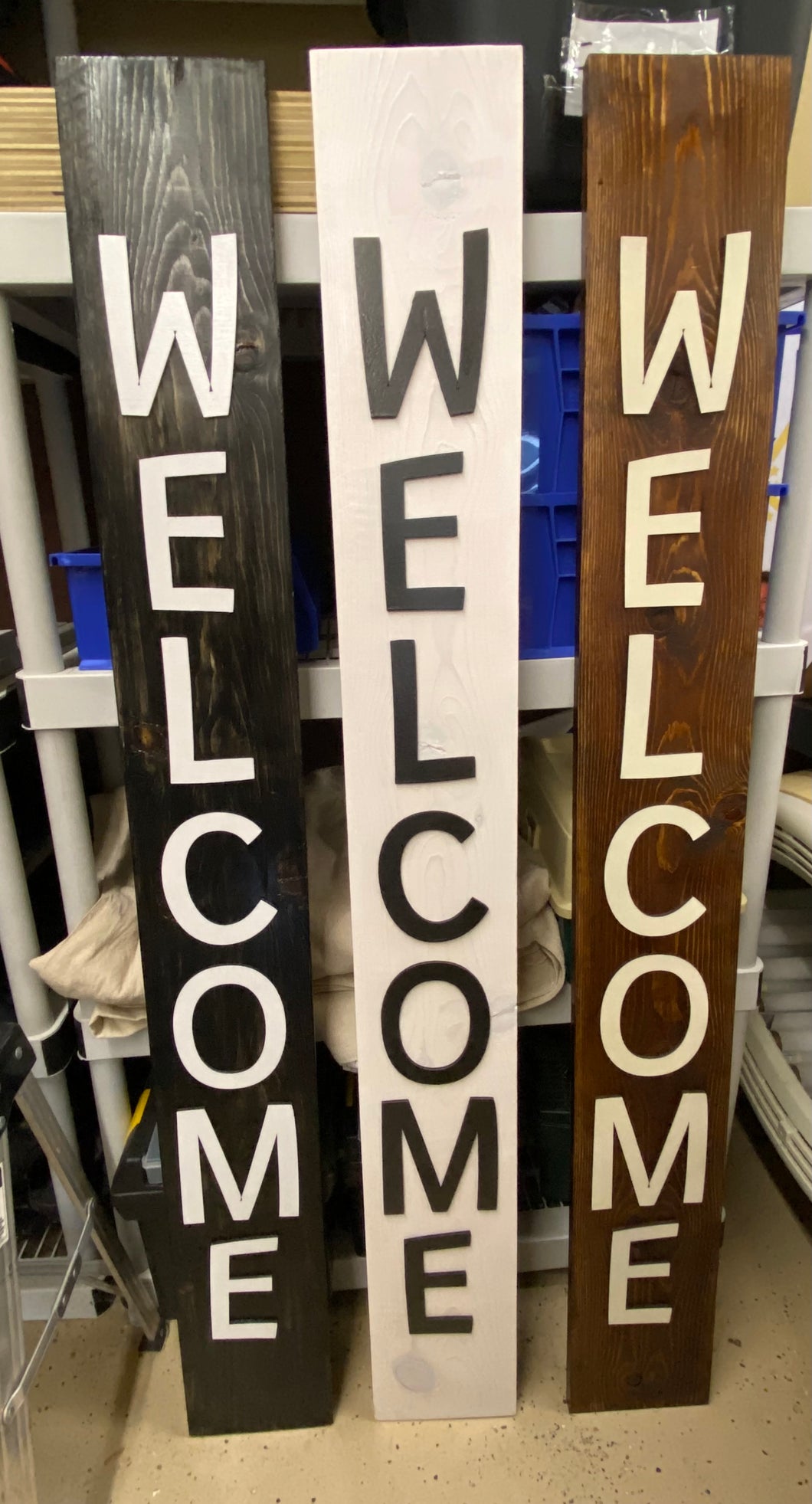 Welcome Porch Sign 5ft, 6 color variations