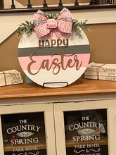 Load image into Gallery viewer, Happy Easter Premium Wood Round
