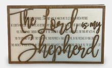 Load image into Gallery viewer, The Lord Is My Shepherd Inspirational wood sign
